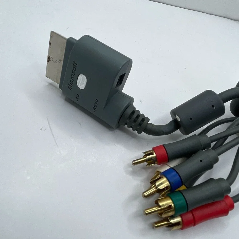 Microsoft Xbox 360 OEM X801255-100 Component HD AV Cable YPbPr RCA Accessory
